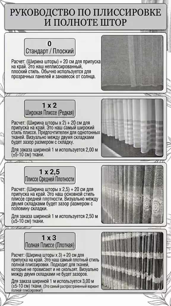Pleat Guide Instructions
